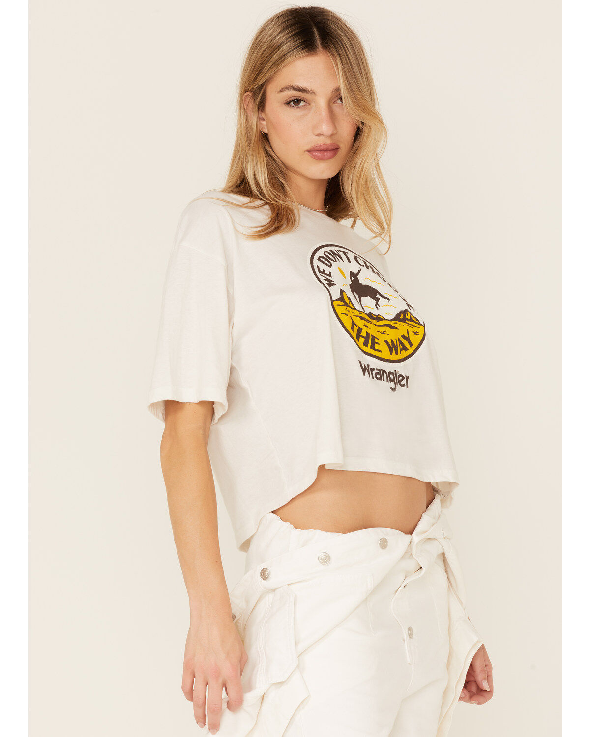 Women's Wrangler Yellowstone We Don't Choose The Way Graphic Tee