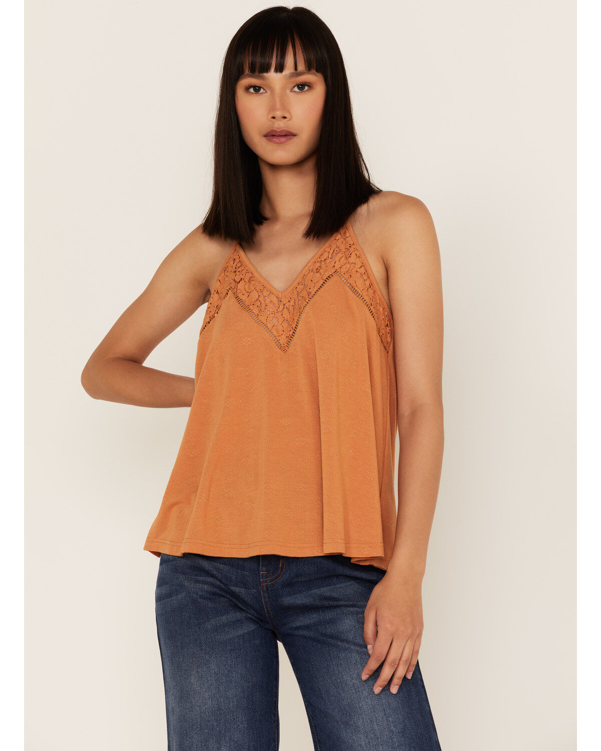 Women's Miss Me Lace Cami Top