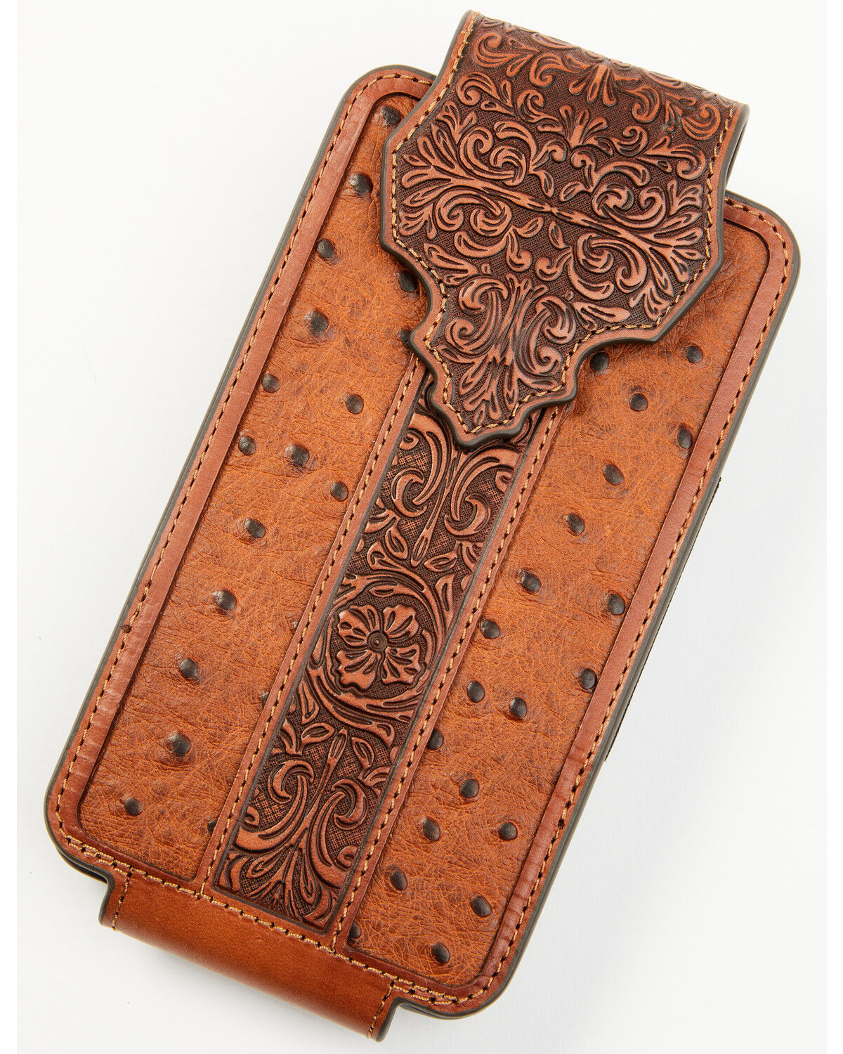 Men's Cody James Grady Faux Ostrich Cellphone Case