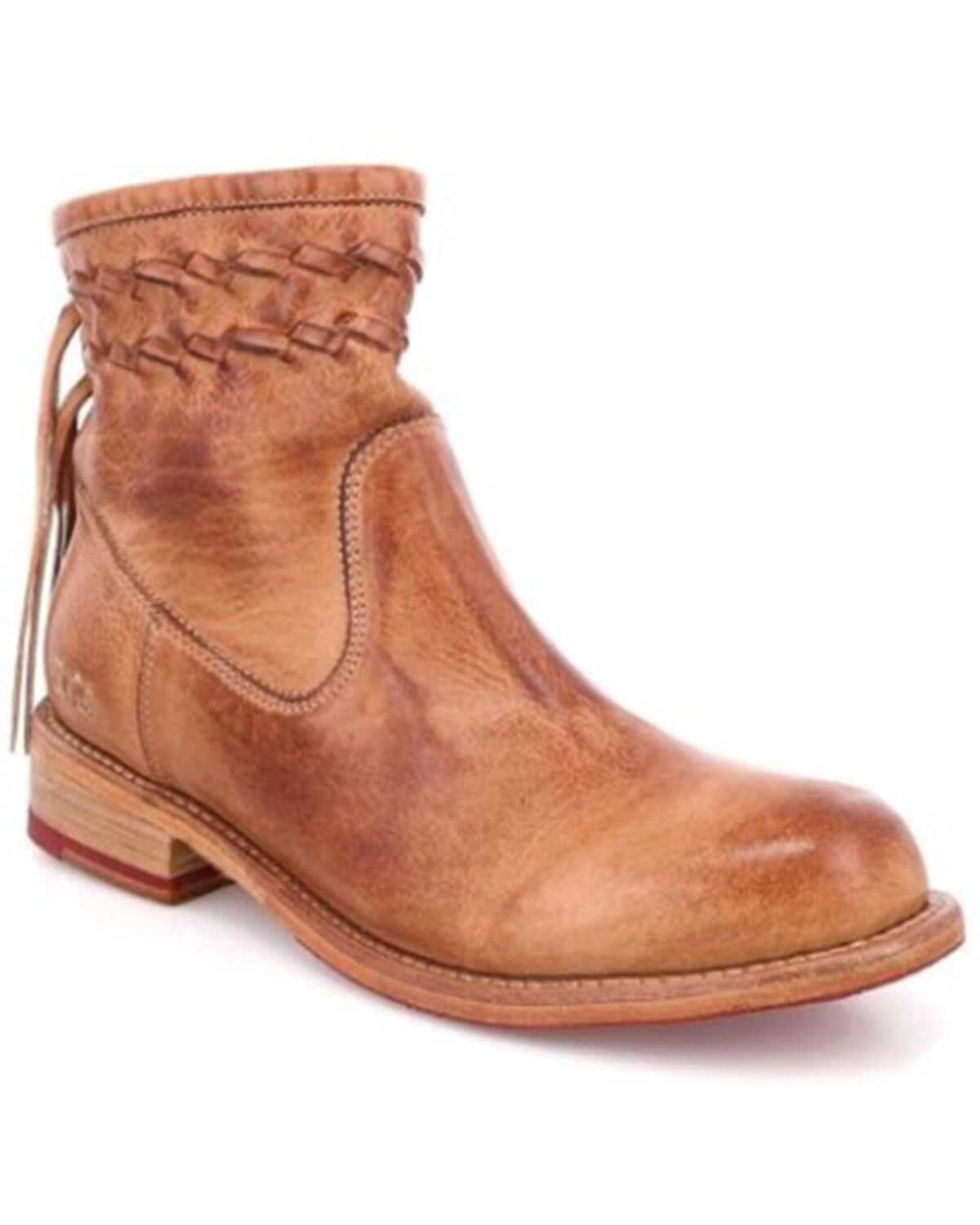 Women's Bed Stu Craven Dip Dye Leather Ankle Boots - Round Toe