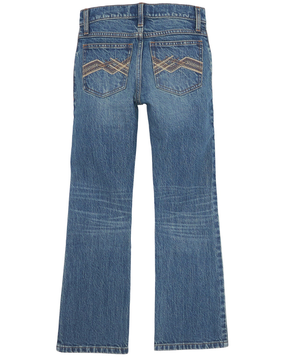Boys' Wrangler 20X Little Medium Wash Montana Bootcut Stretch Denim Je
