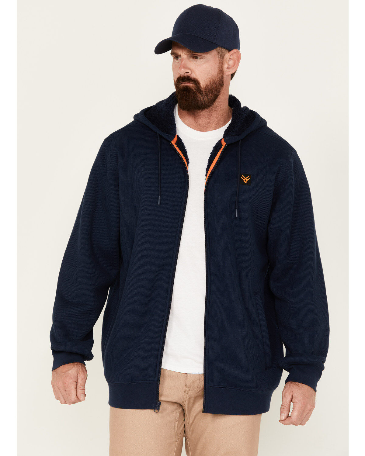 Men's Hawx Thermal Sherpa Lined Hooded Work Jacket
