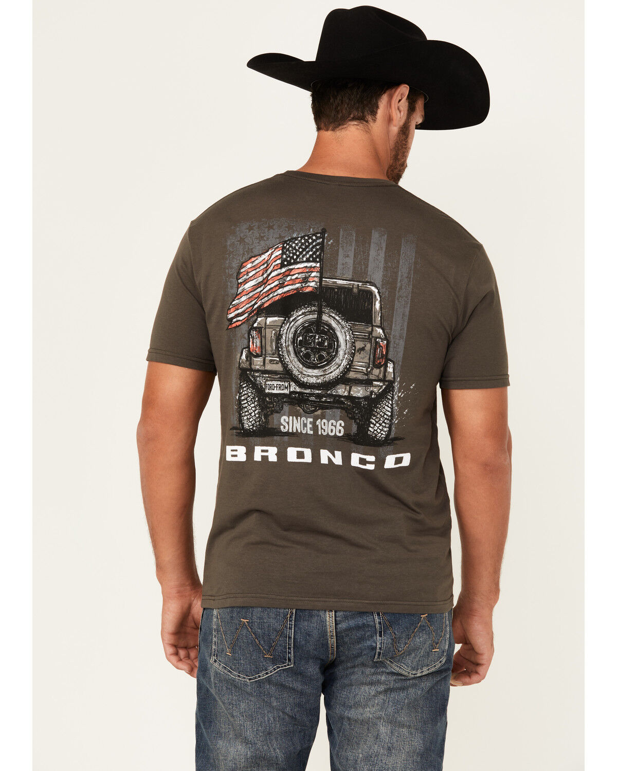 Men's Buckwear Bronco Freedom Short Sleeve Graphic T-Shirt