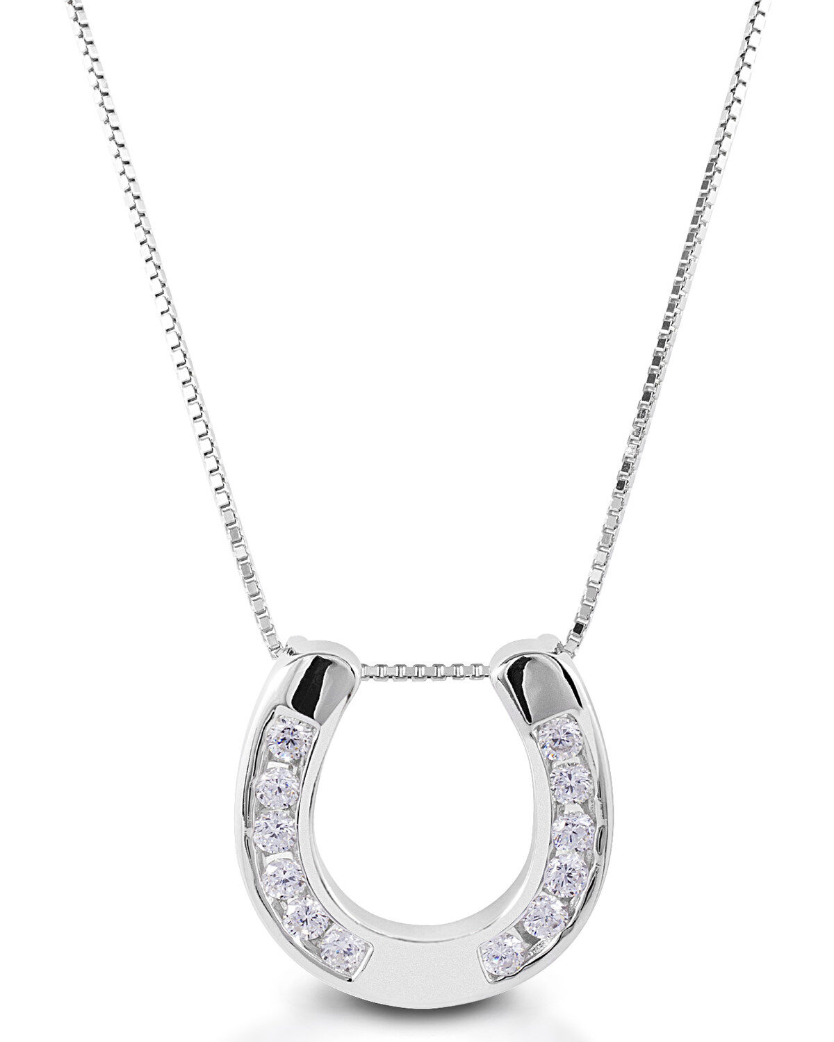 Women's Kelly Herd Large Horseshoe Pendant Necklace