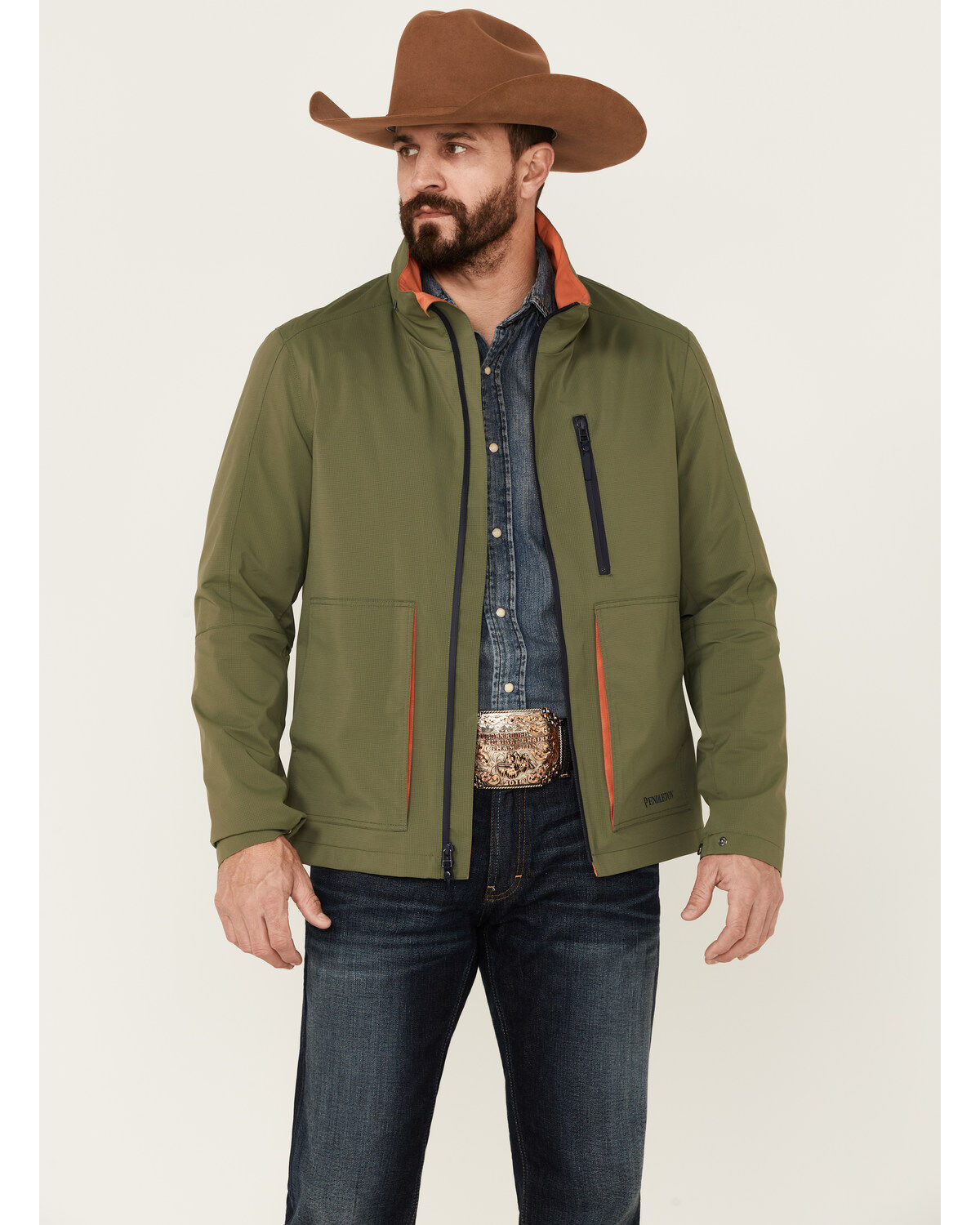 Men's Pendleton Solid Outdoorsman Zip-Front Wind Breaker Jacket