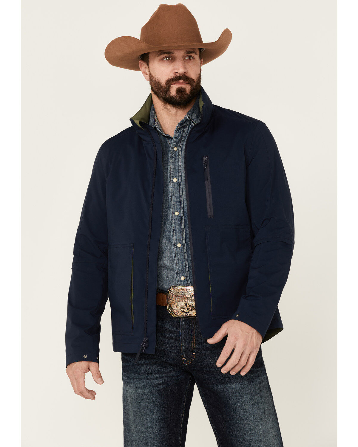 Men's Pendleton Solid Outdoorsman Zip-Front Wind Breaker Jacket