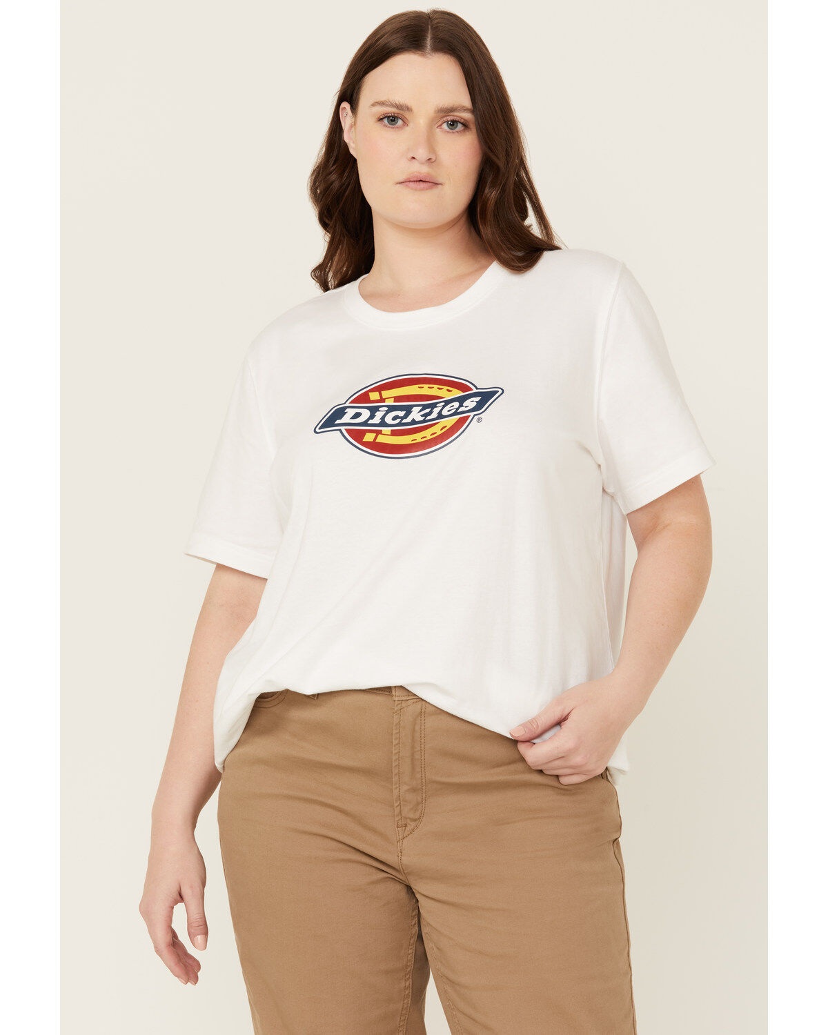Women's Dickies Logo Short Sleeve Graphic Tee - Plus