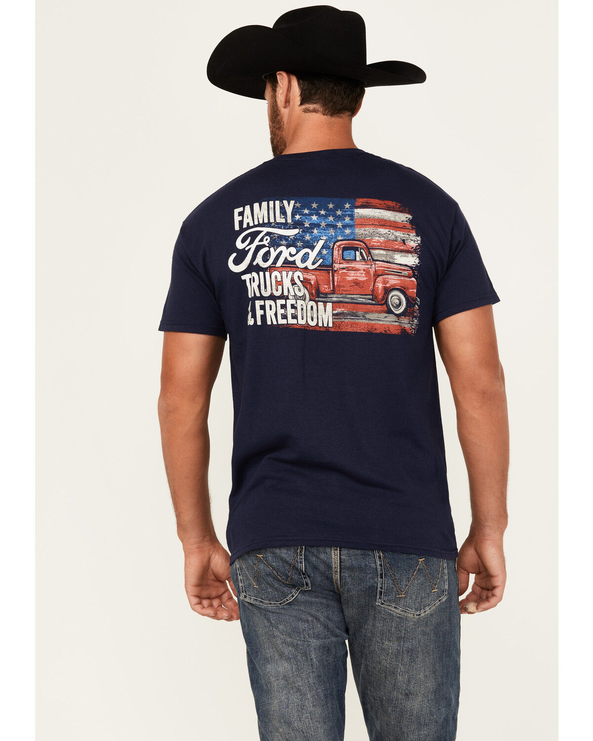 Men's Buckwear Ford Freedom Truck Short Sleeve Graphic T-Shirt