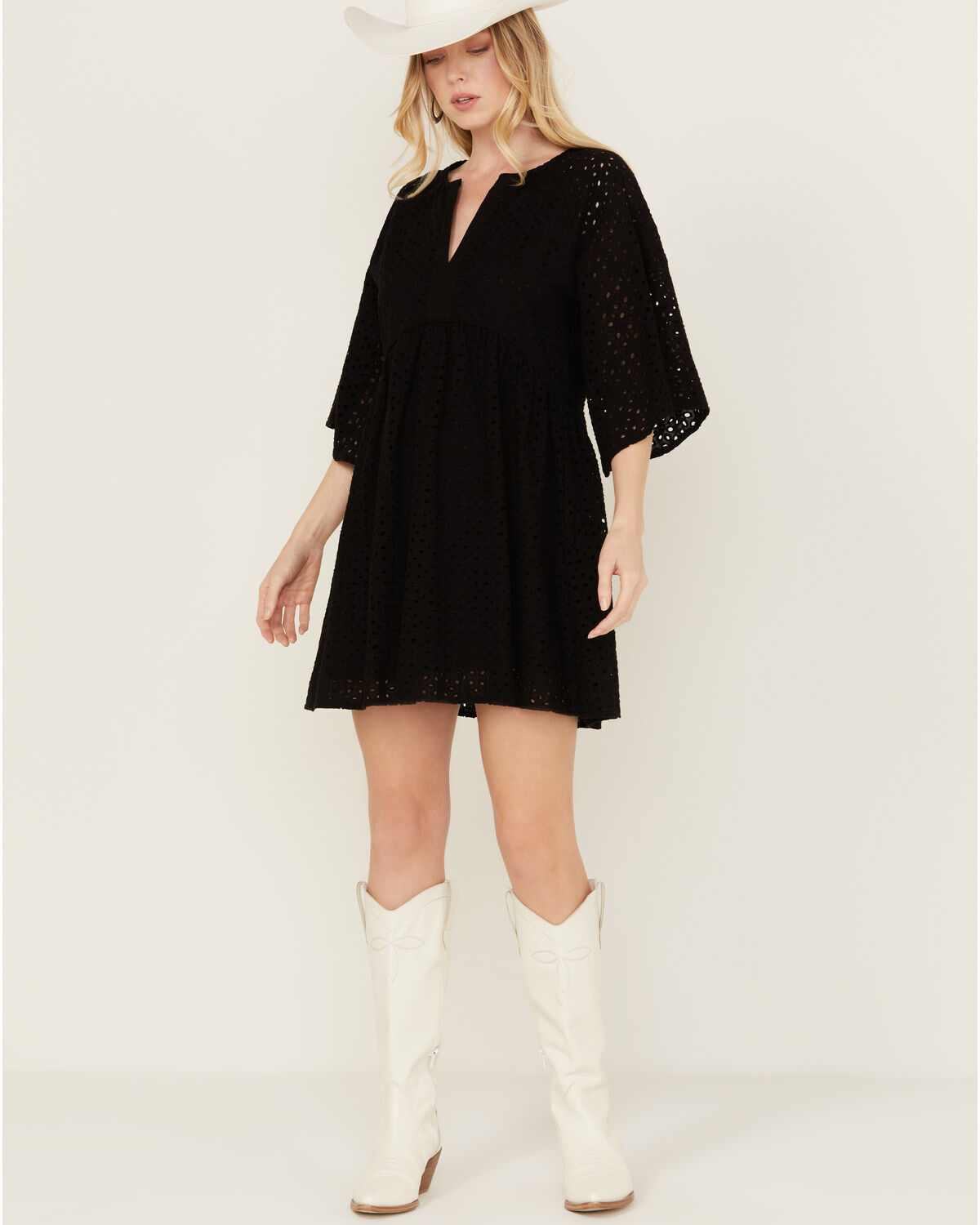Women's Revel Eyelet Mini Dress
