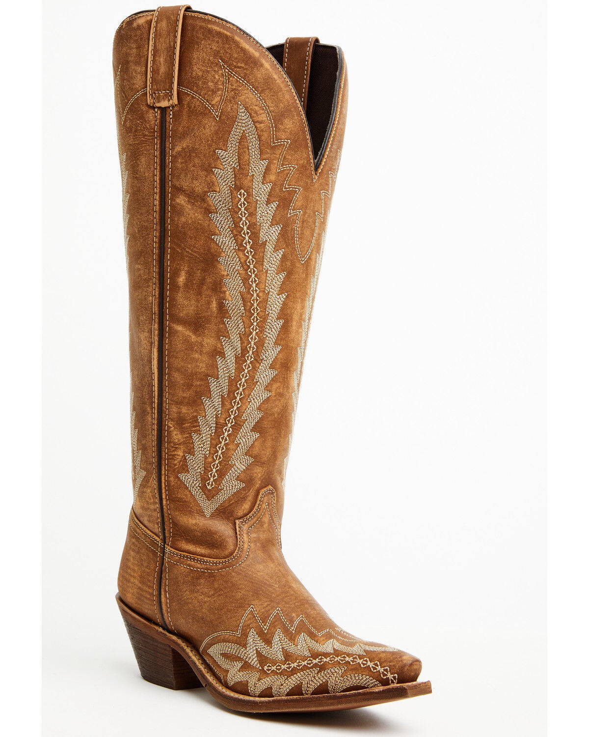 Women's Laredo Roxelle Wide Calf Tall Western Boots - Snip Toe