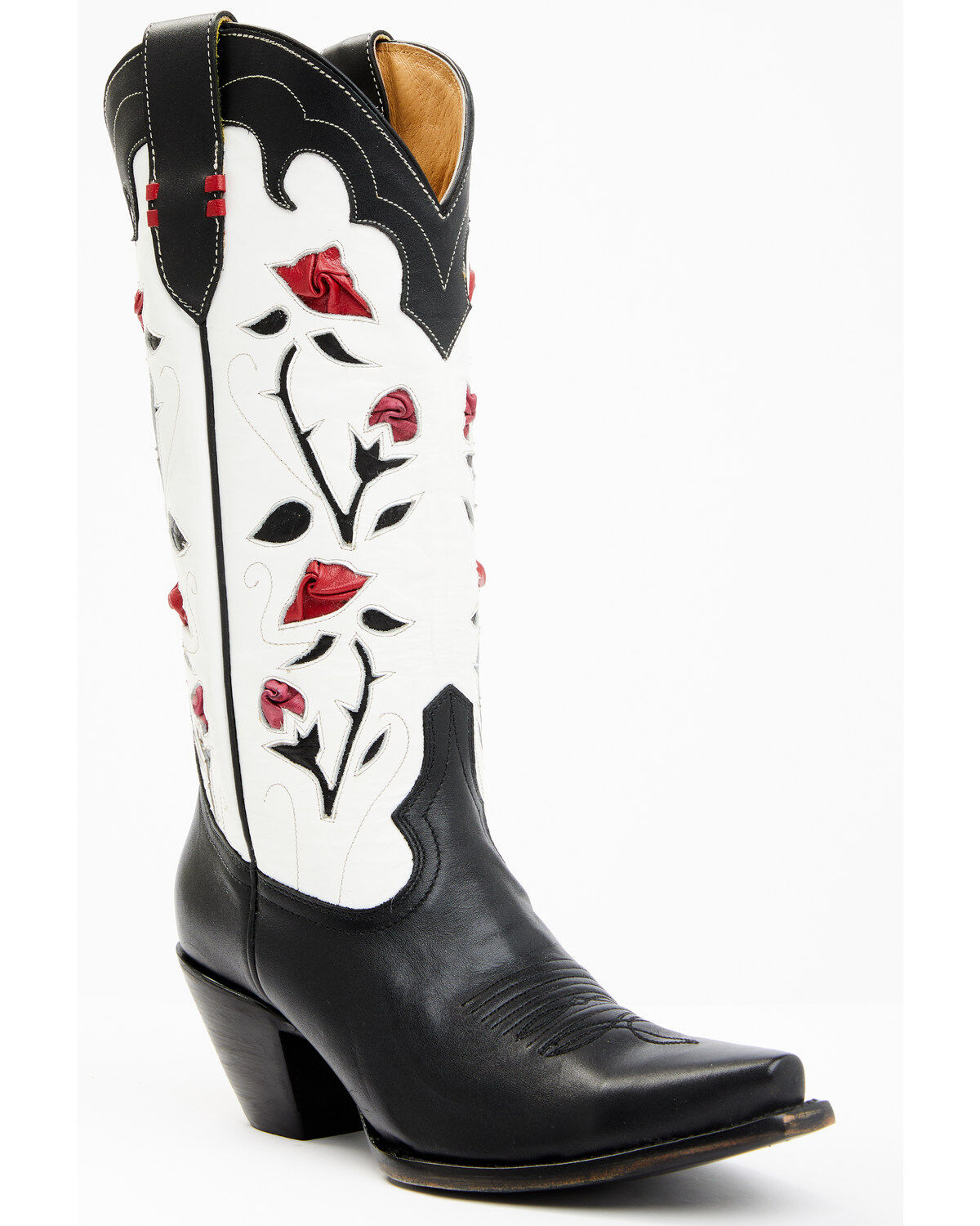 Women's Idyllwind Rosey Black Western Boots - Snip Toe