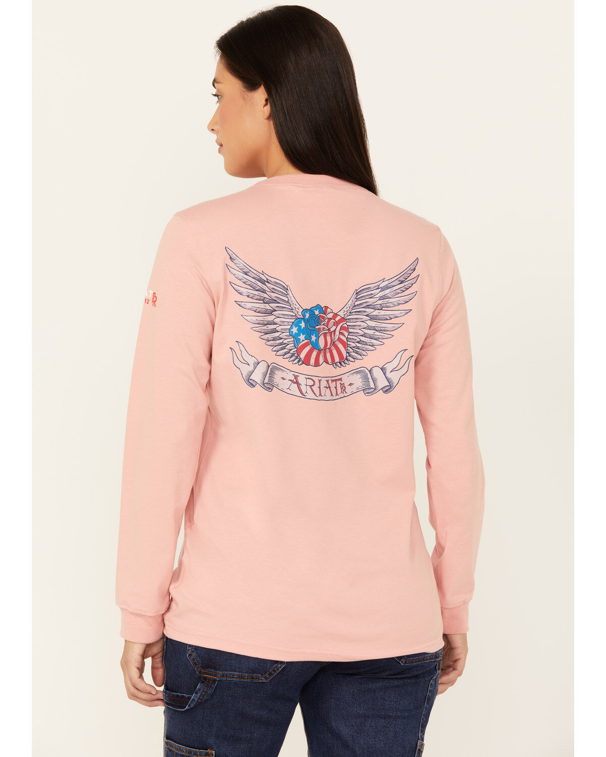 Women's Ariat FR American Rose Long Sleeve Work T-Shirt