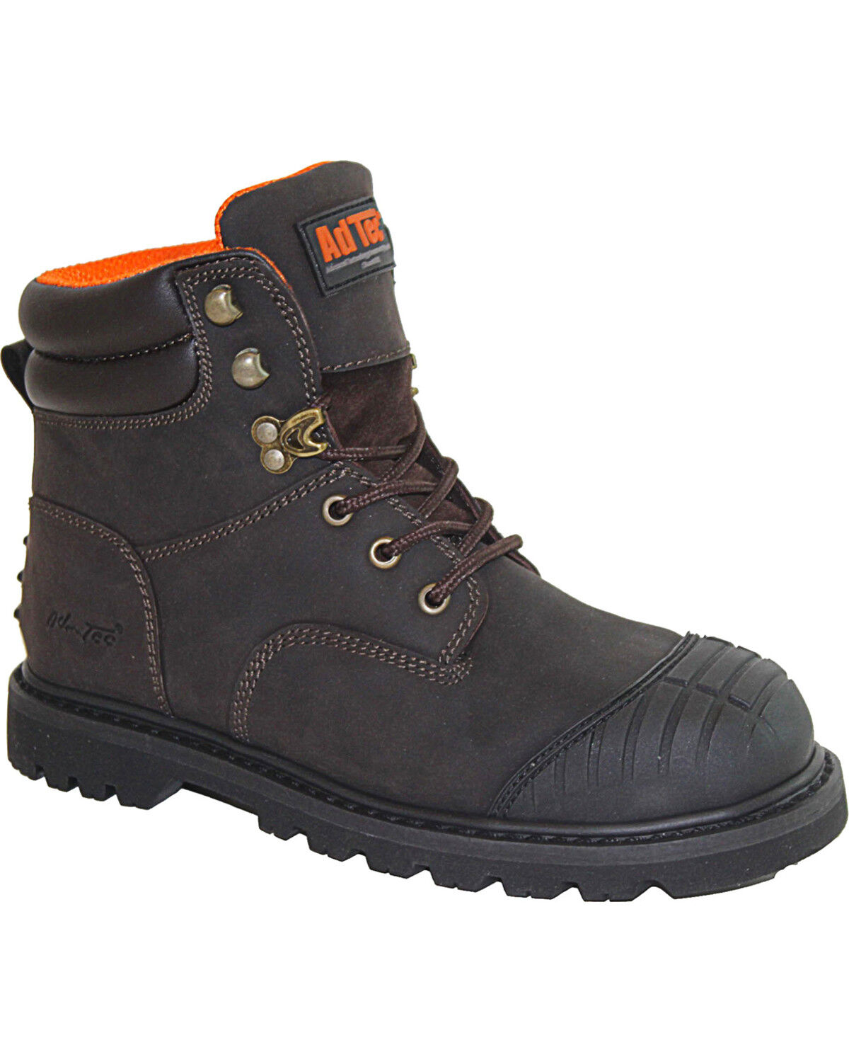 Men's Ad Tec 6" Oiled Leather Work Boots - Steel Toe