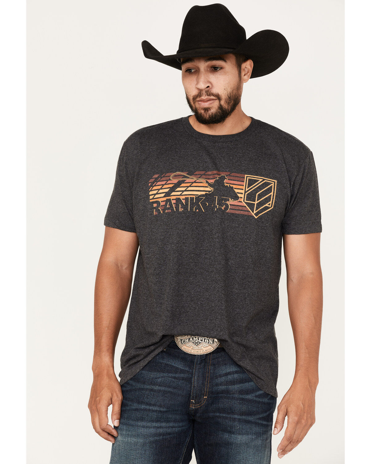 Men's Roper RANK 45 Sunset Logo Graphic T-Shirt