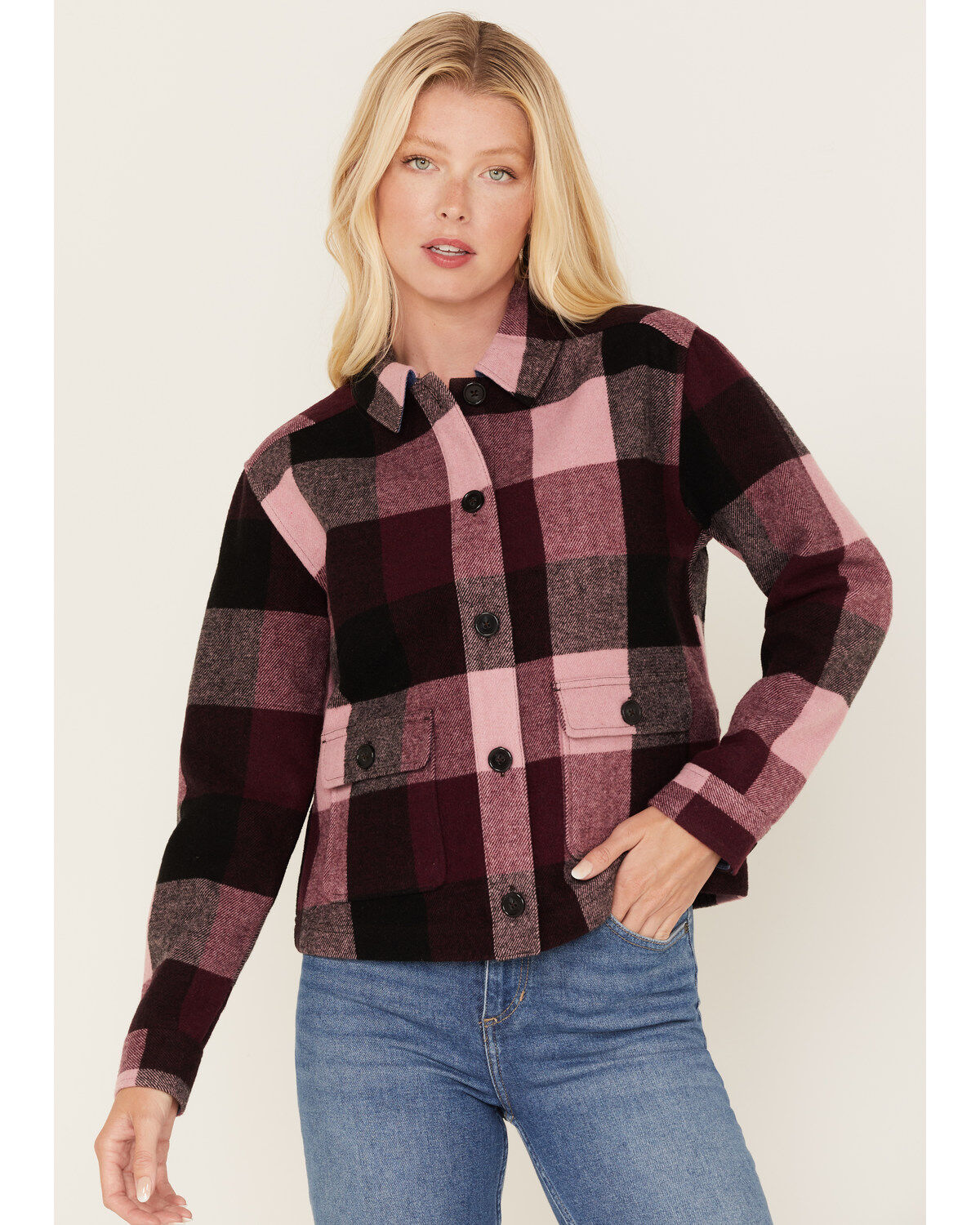 Women's Idyllwind Plaid Print Pocket Days Shacket