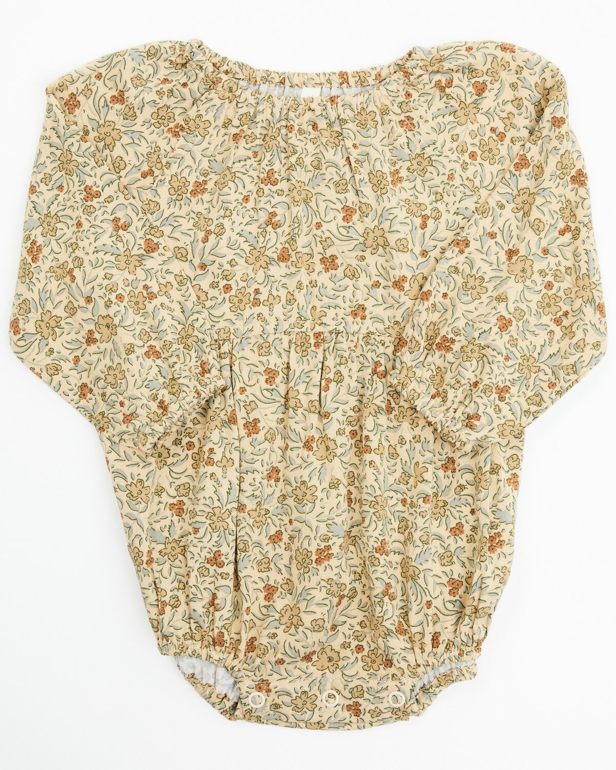 Girls' Rylee & Cru Infant Golden Garden Print Long Sleeve Onesie