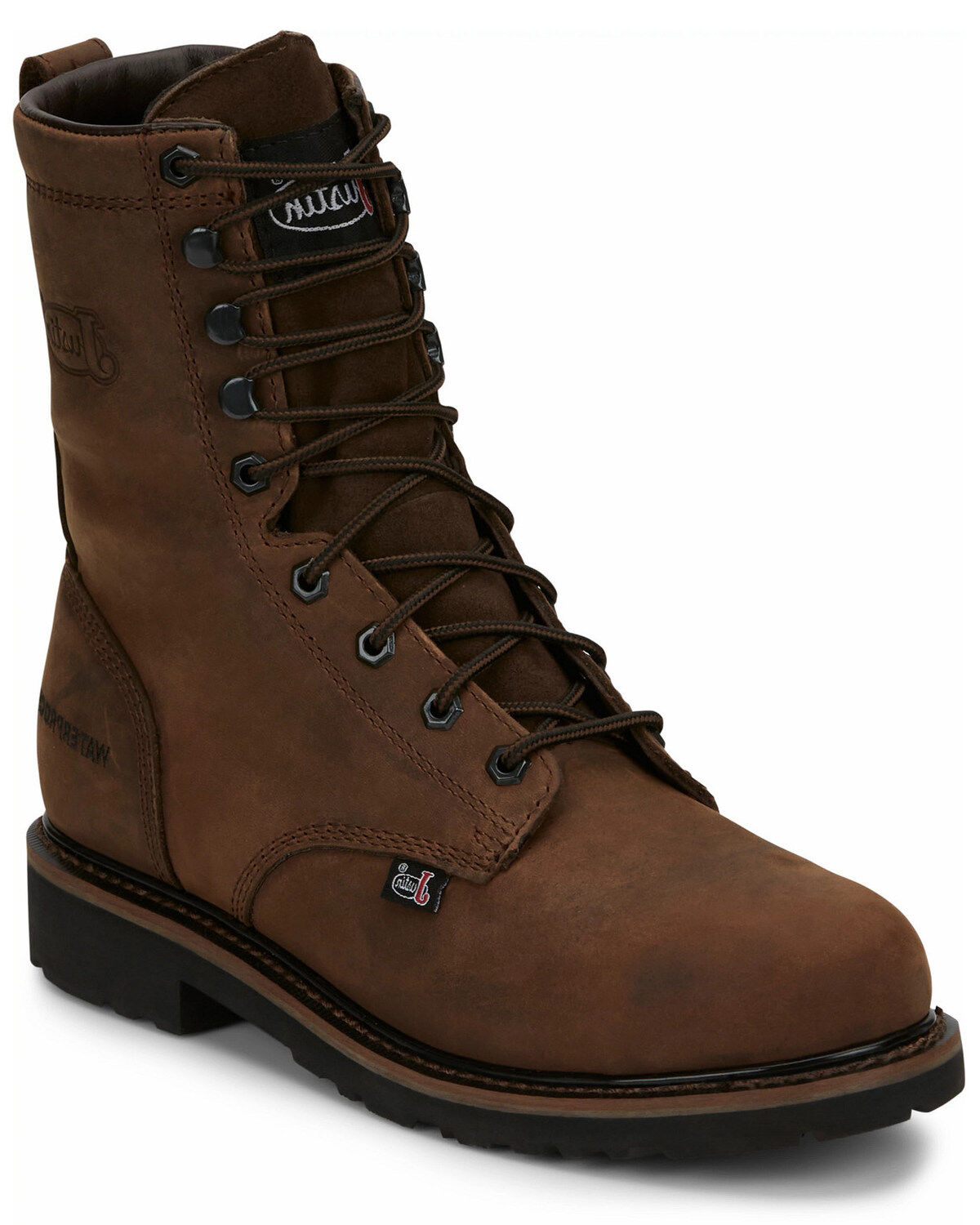 Men's Justin Drywall Waterproof Work Boots - Steel Toe