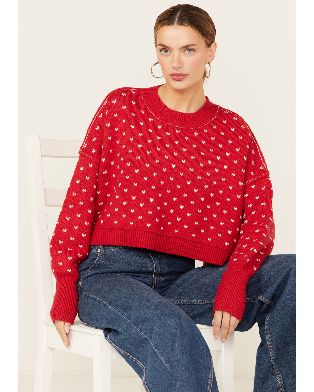 Women's Free People Easy Street Solid Cropped Sweater