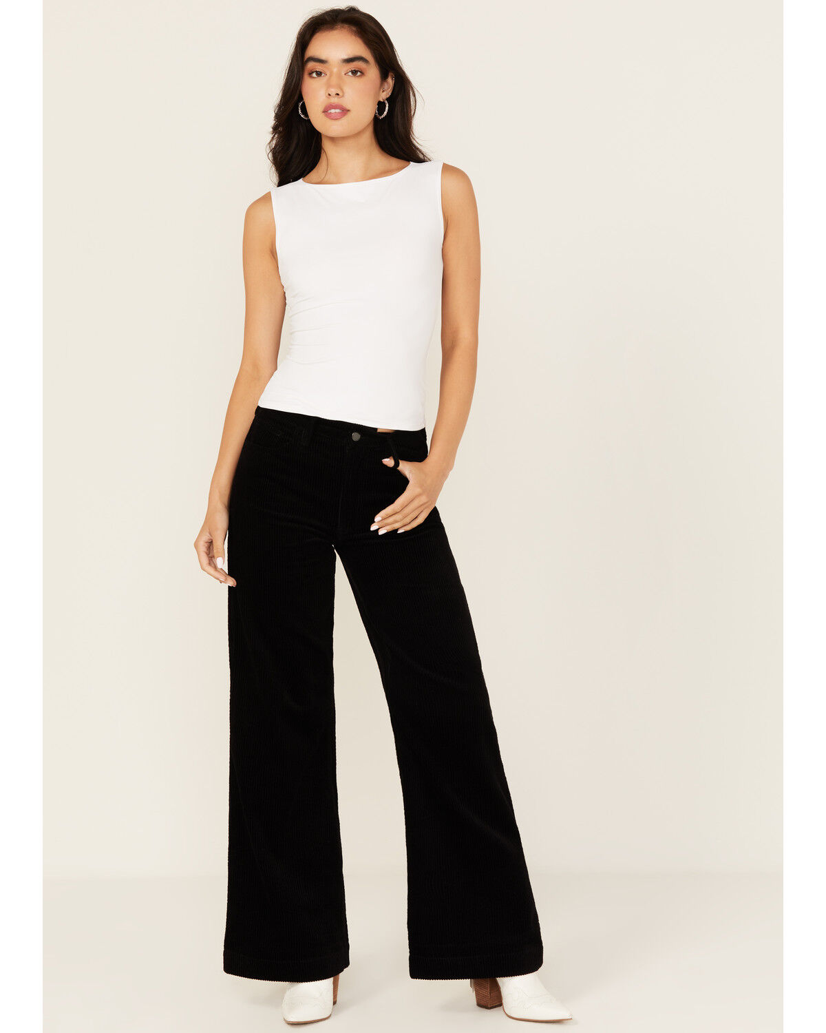 Women's Dear John Fiona High Rise Wide Leg Denim Jeans