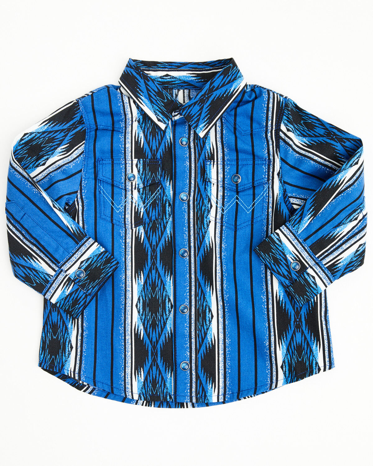 Boys' Wrangler Infant Serape Striped Southwestern Print Long Sleeve Sn