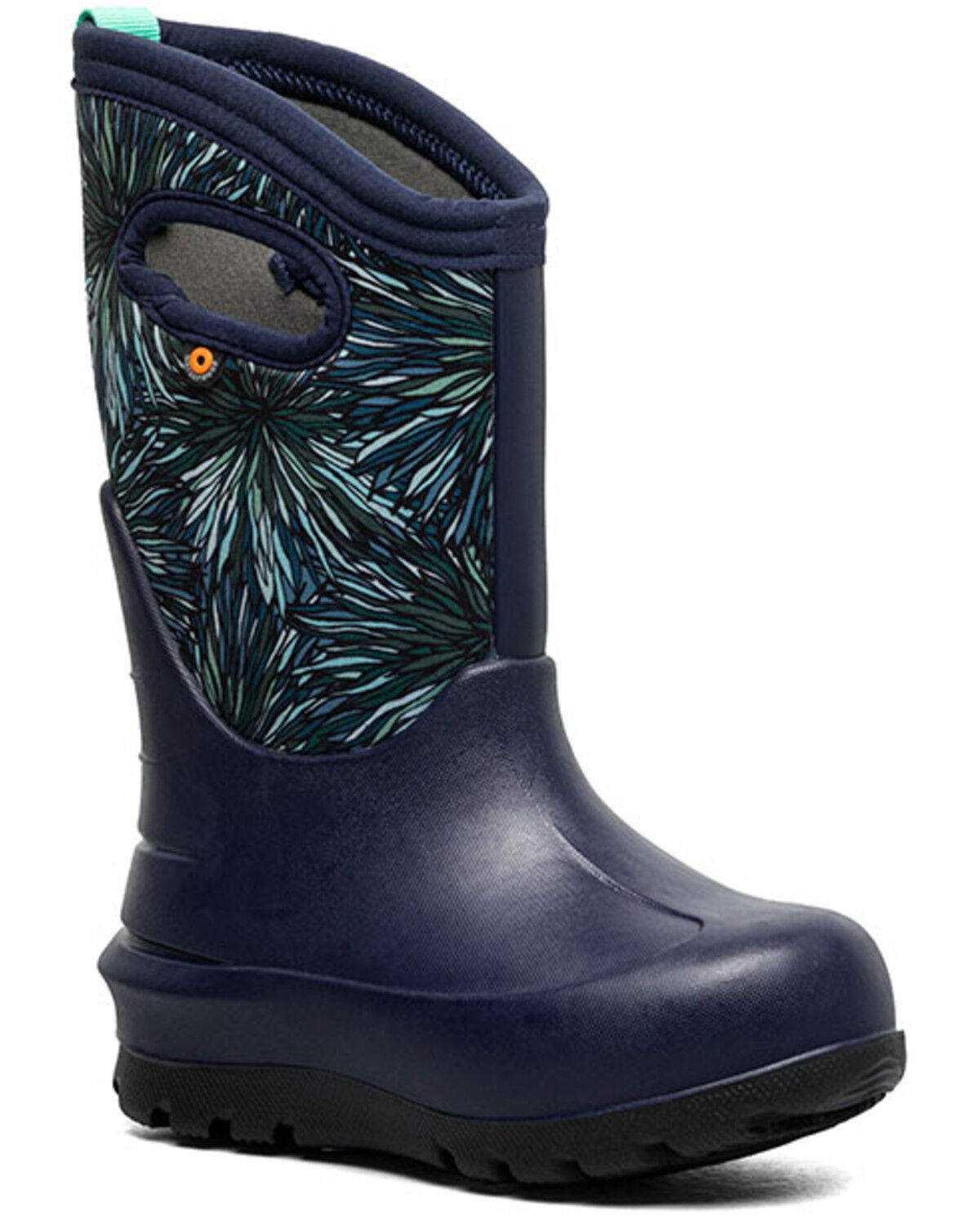 Girls' Bogs Neo Classic Firework Floral Print Waterproof Boots - Round