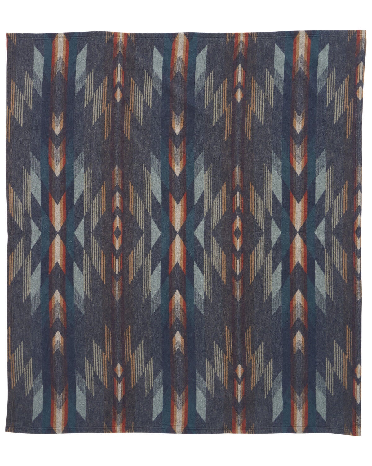 Pendleton Wyeth Falls Denim Linen Throw Gift Pack - 2 Piece