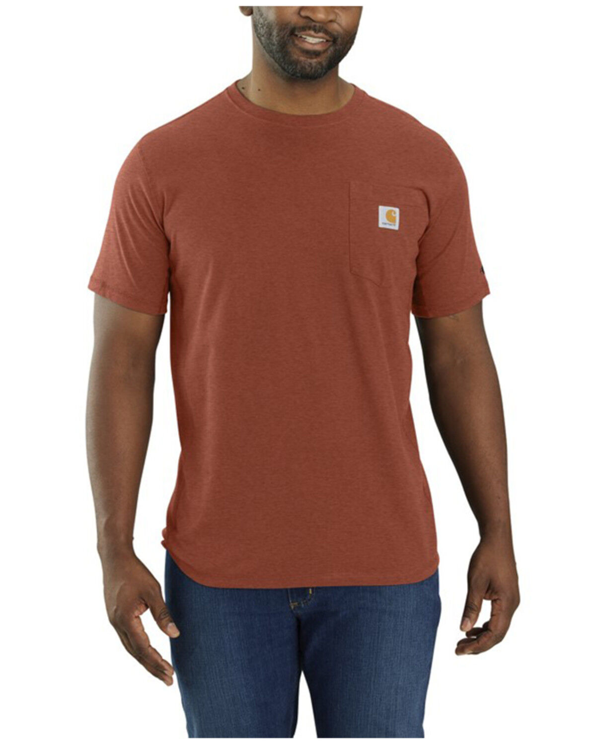Men's Carhartt Force Relaxed Midweight Logo Pocket Short Sleeve Work T