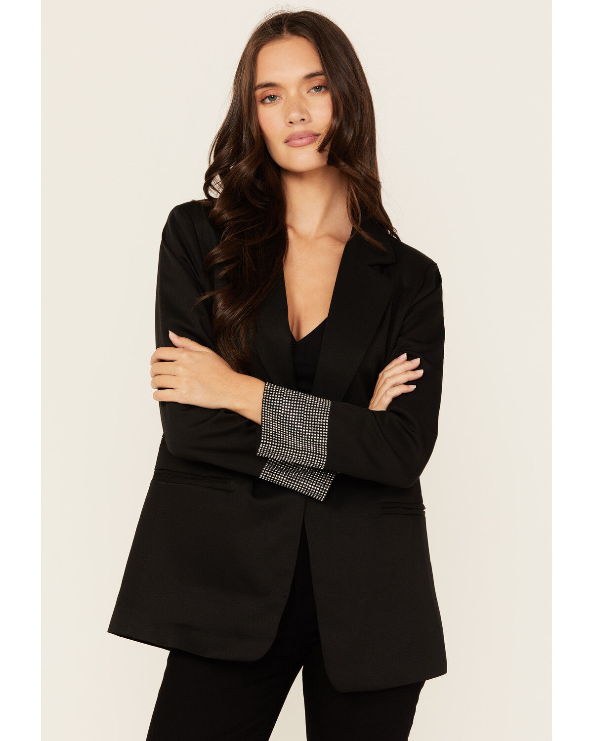 Women's Revel Rhinestone Cuff Blazer