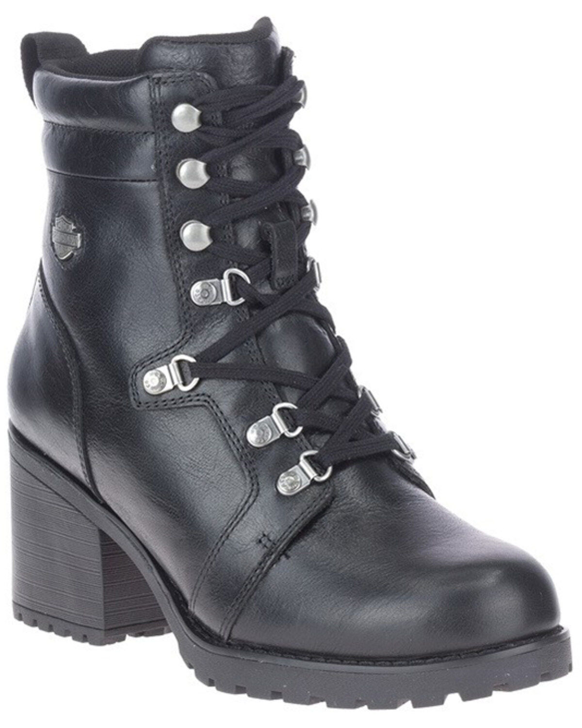 Women's Harley Davidson Marinda Lace-Up Boots - Round Toe