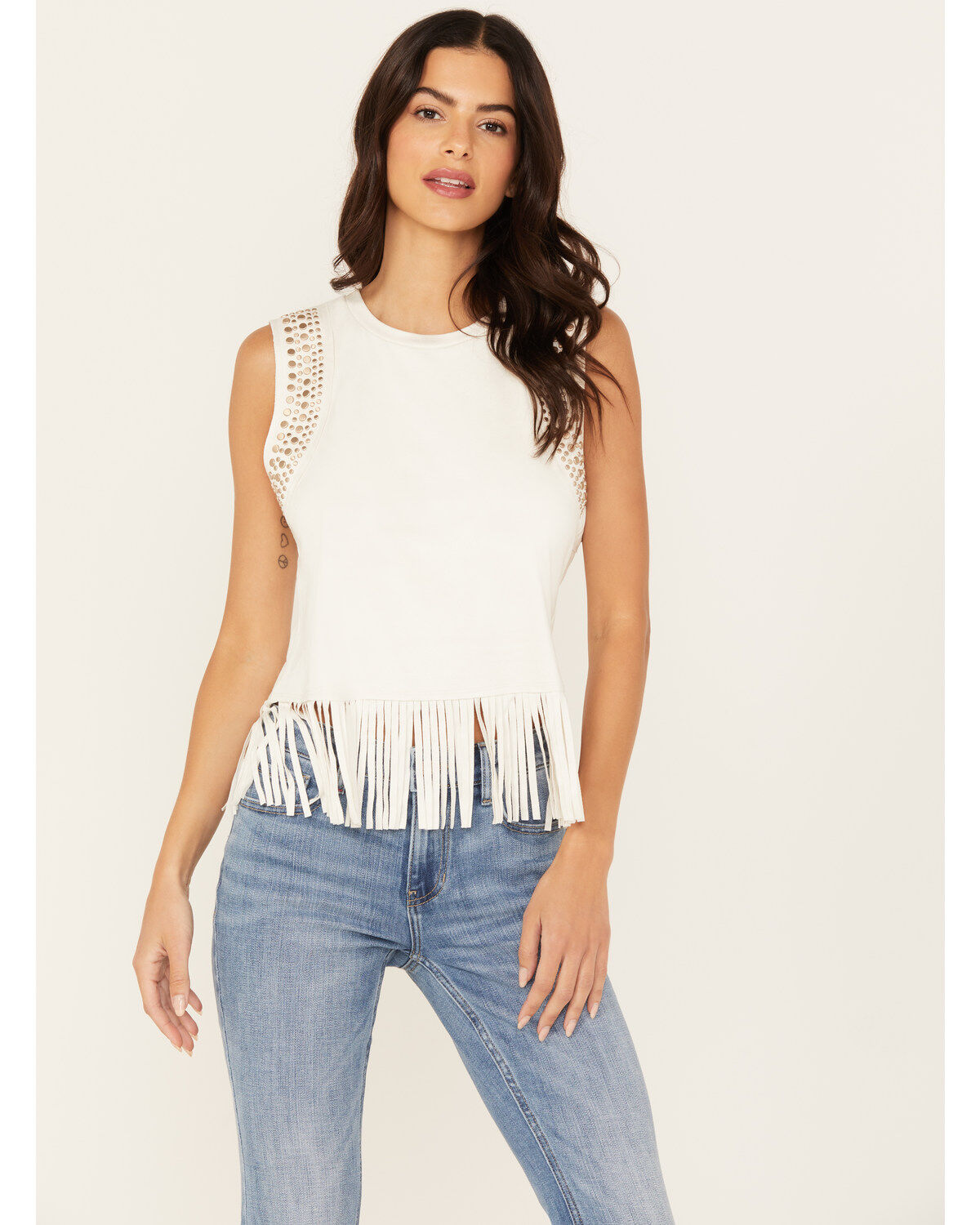 Women's Idyllwind Lillian Studded Fringe Tank Top