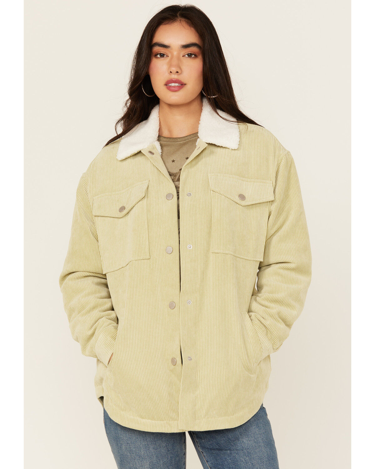 Women's Ashley Corduroy Sherpa Jacket