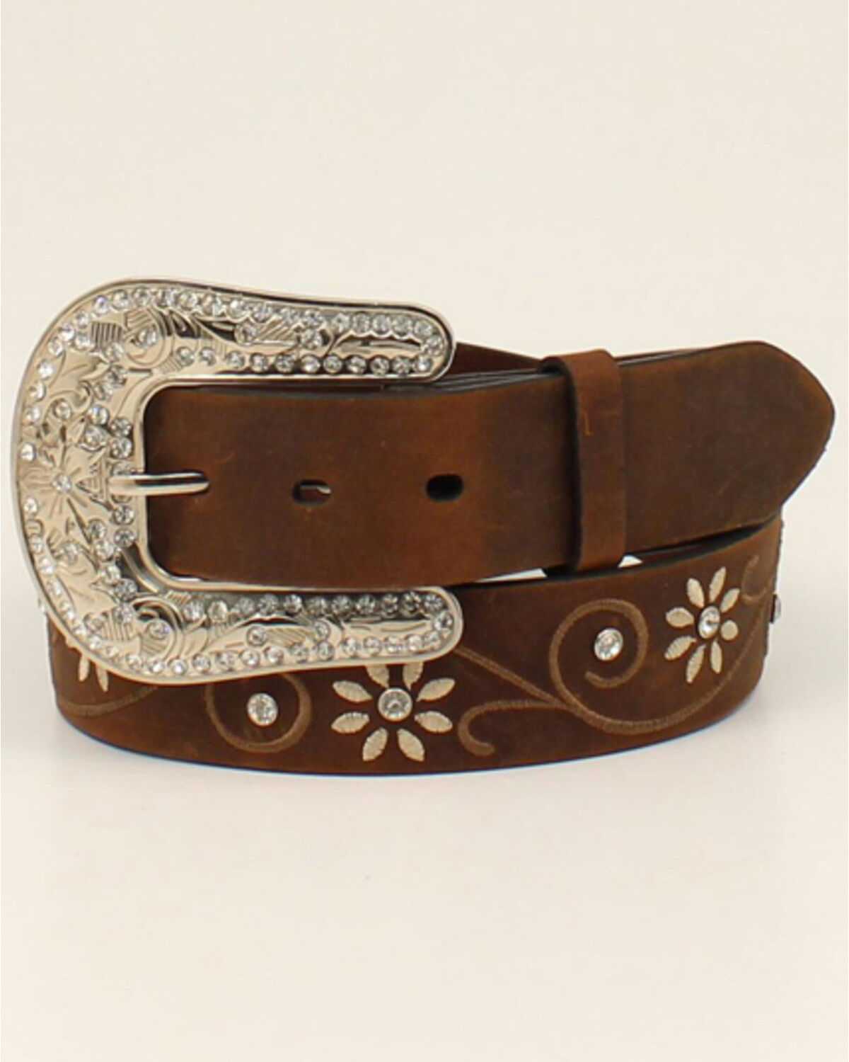 Women's Shyanne Floral Embroidery & Stones Western Belt