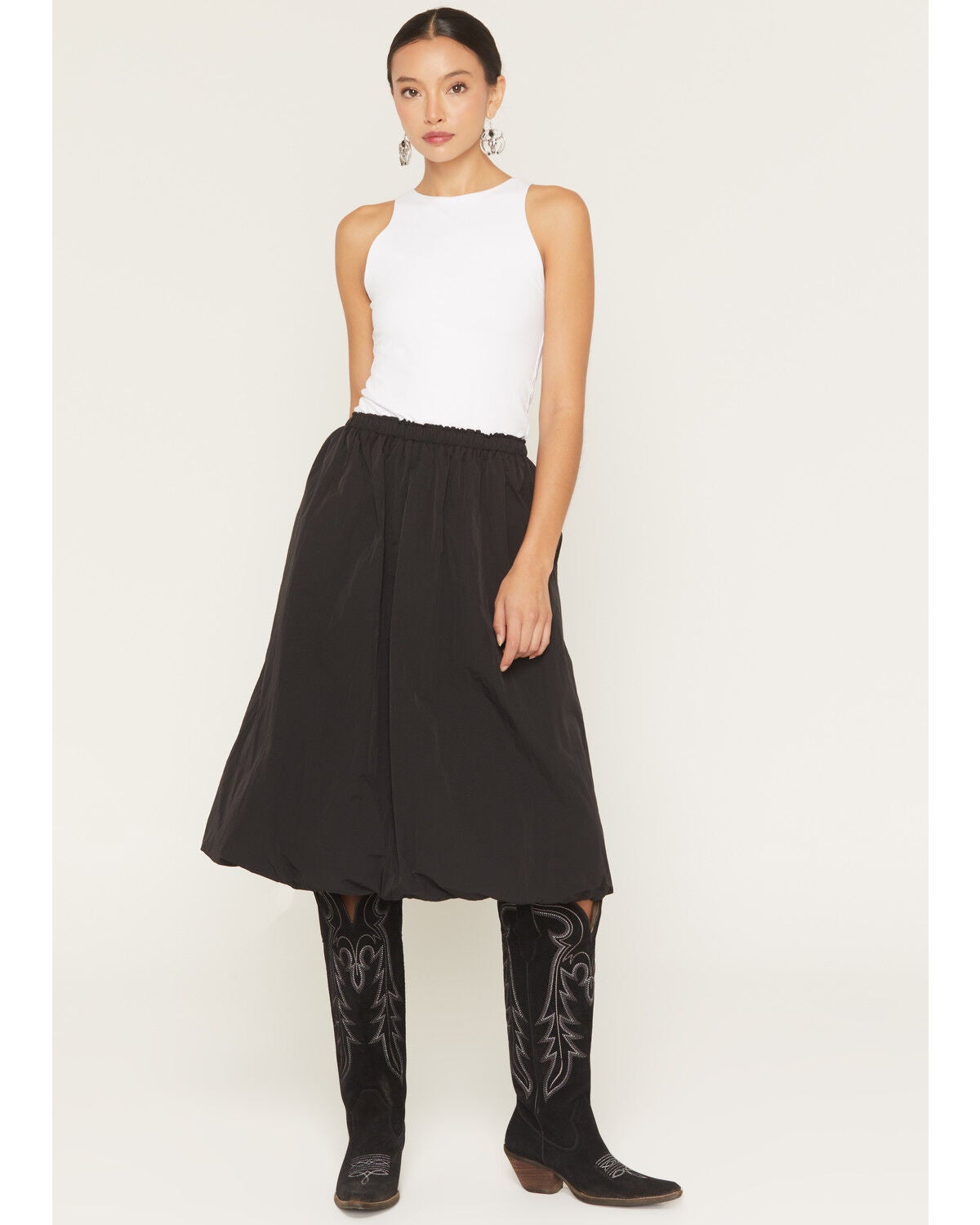 Women's By Together Bubble Midi Skirt