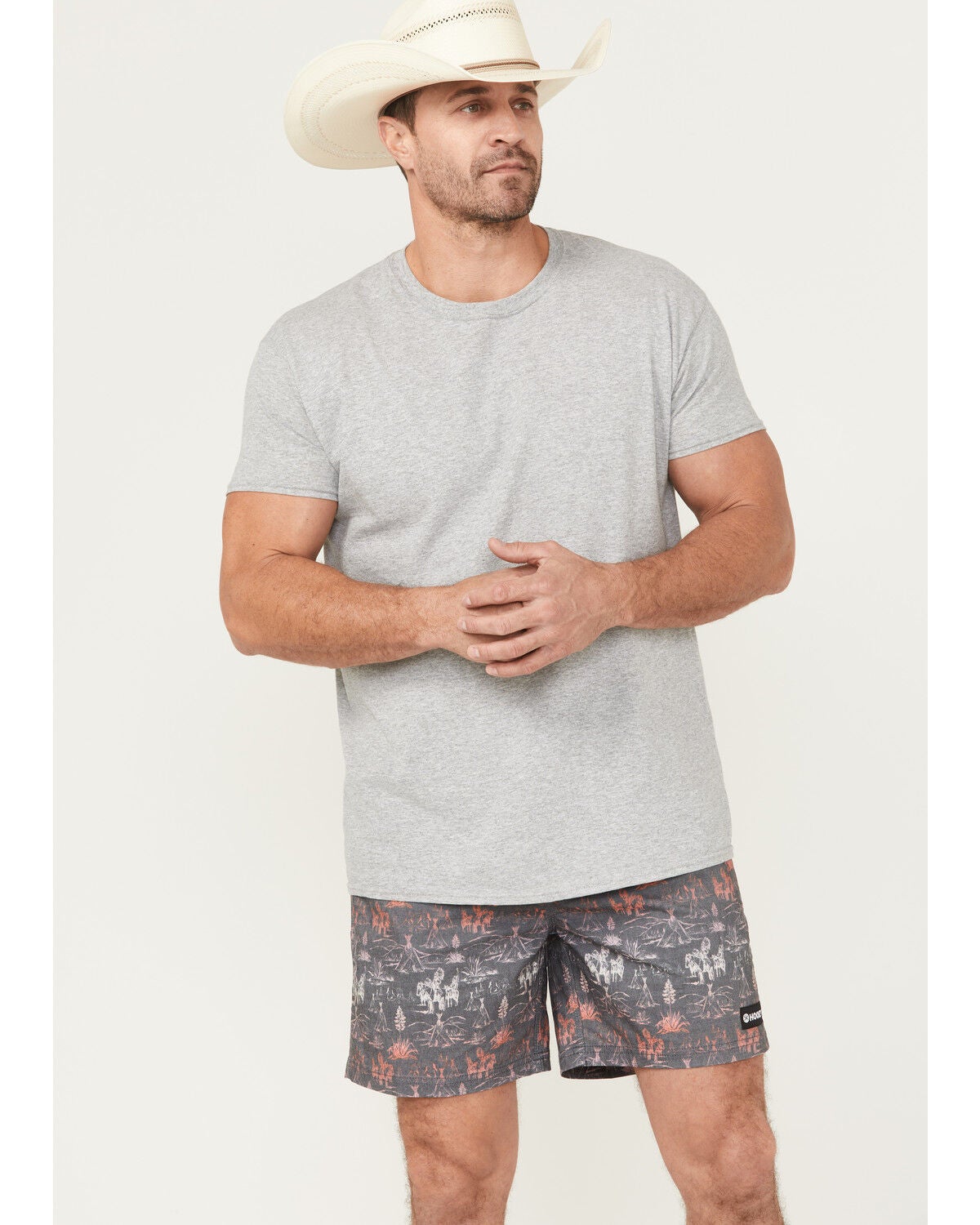 Men's Hooey Big Wake Comanche Printed Board Shorts