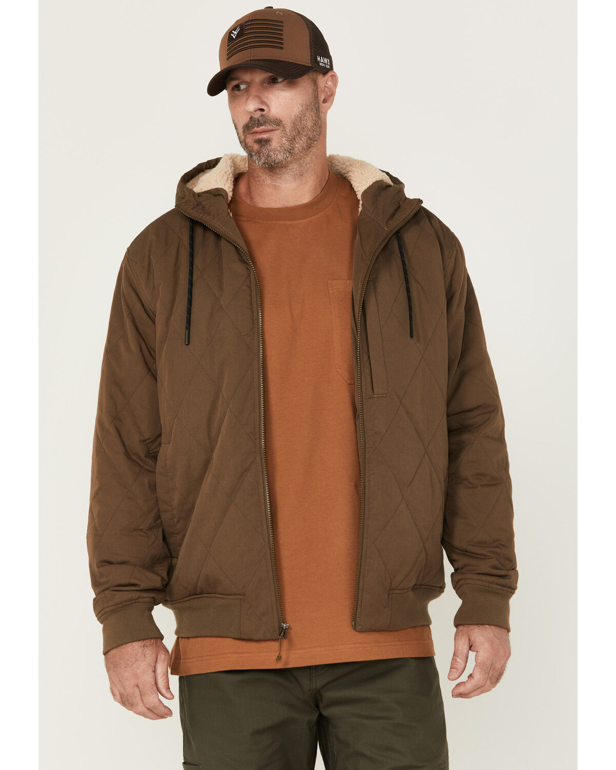 Men's Hawx Quilted Nylon Work Jacket