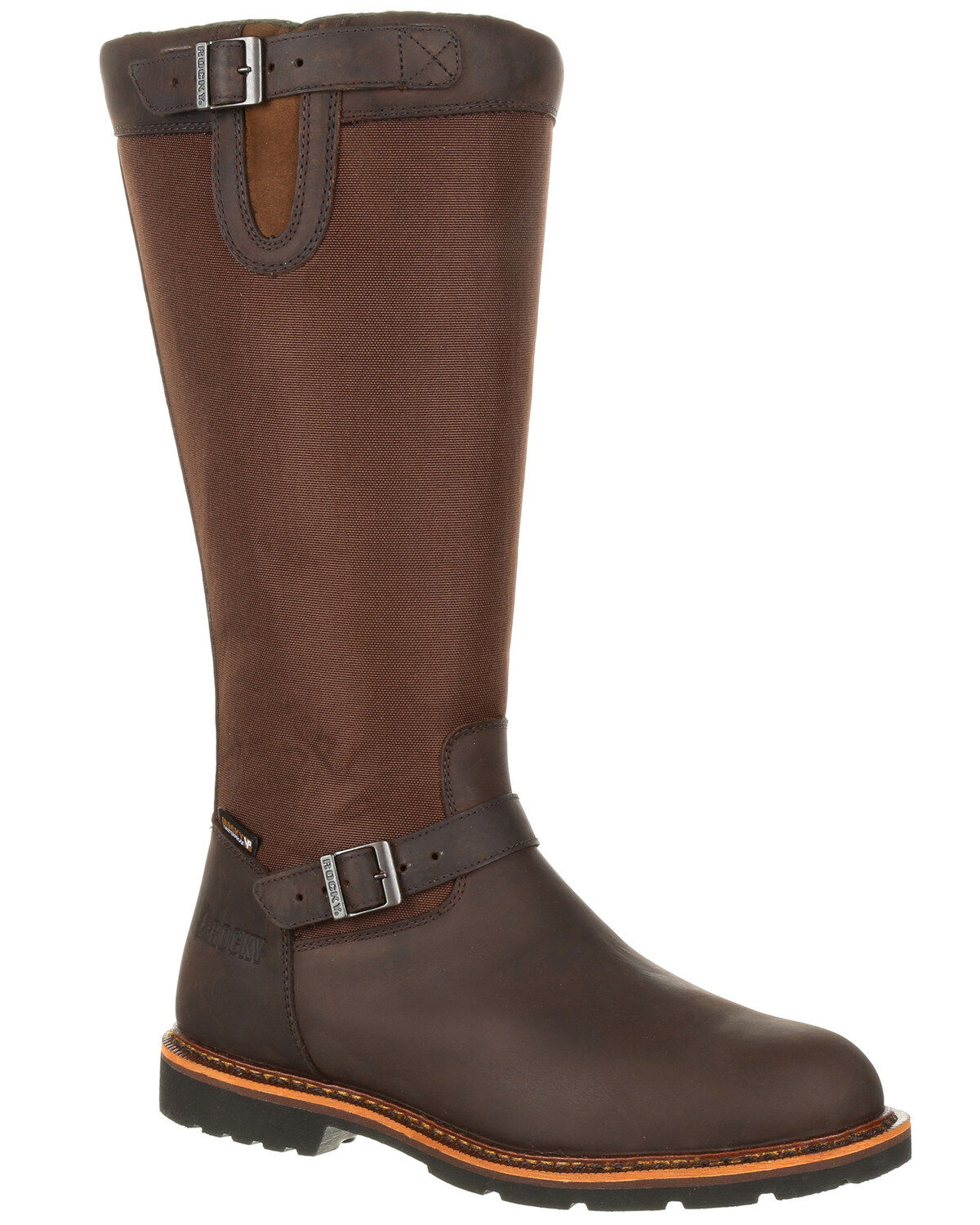 Men's Rocky Great Falls Waterproof Snake Boots - Round Toe