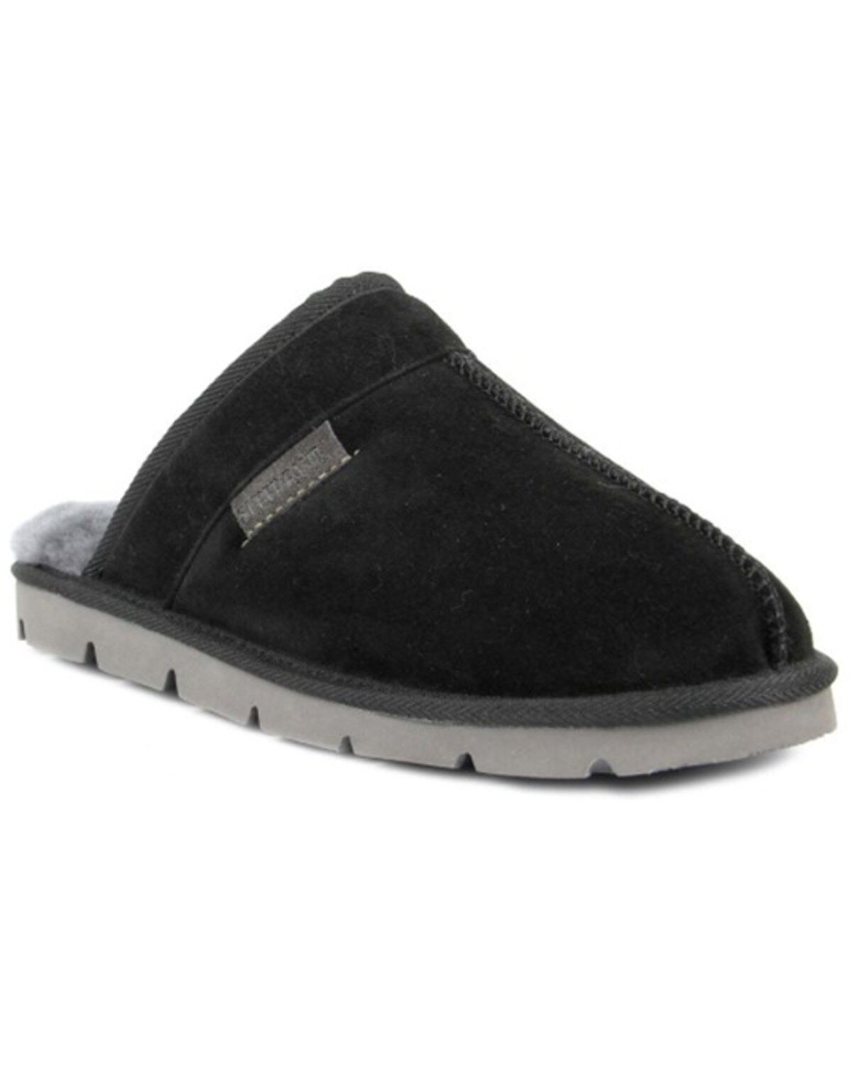 Men's Superlamb Khulan Suede Slippers - Round Toe