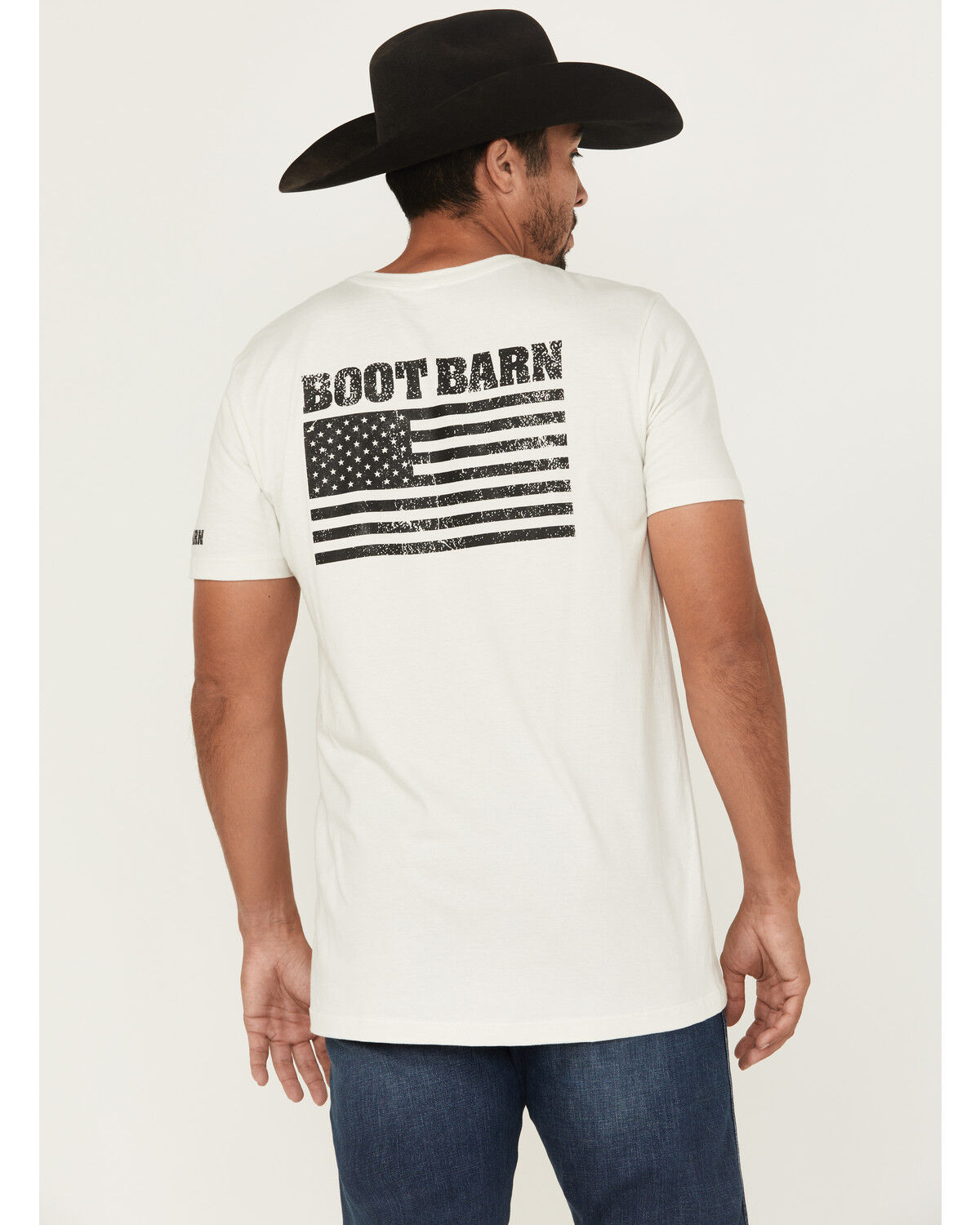 Men's Boot Barn Eagle And Flag Short Sleeve Graphic T-Shirt