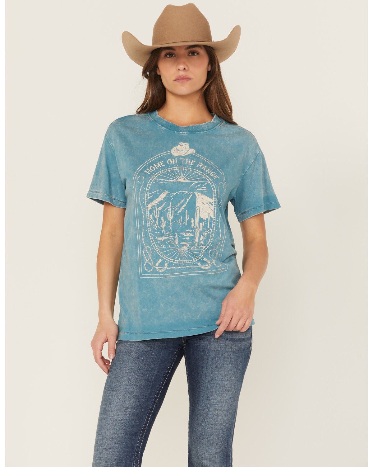 Women's Shyanne Home On The Range Short Sleeve Graphic Tee