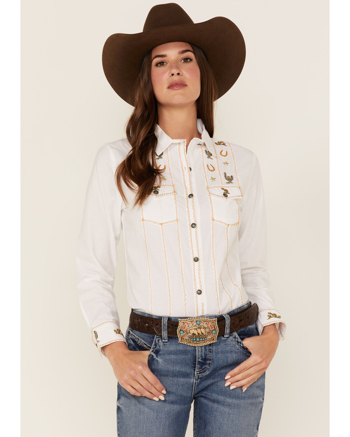 Women's Tasha Polizzi Jackson Embroidered Western Shirt