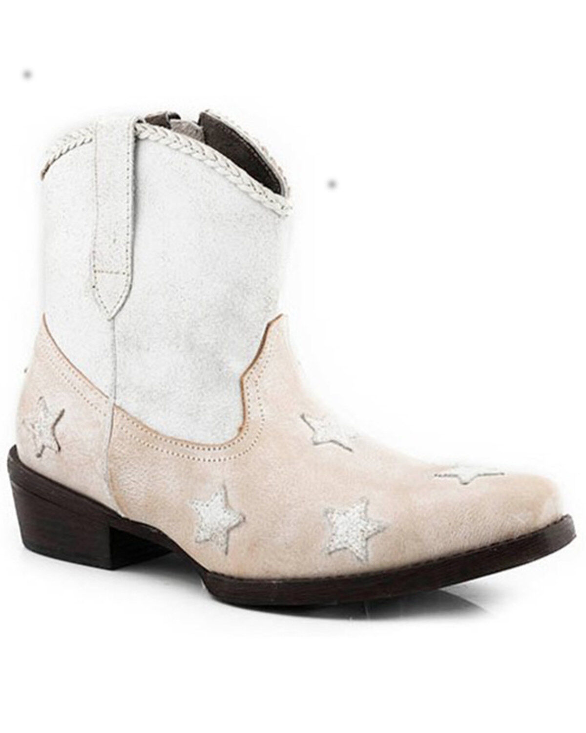 Women's Roper Liberty Crackle Shaft Western Fashion Booties - Snip Toe