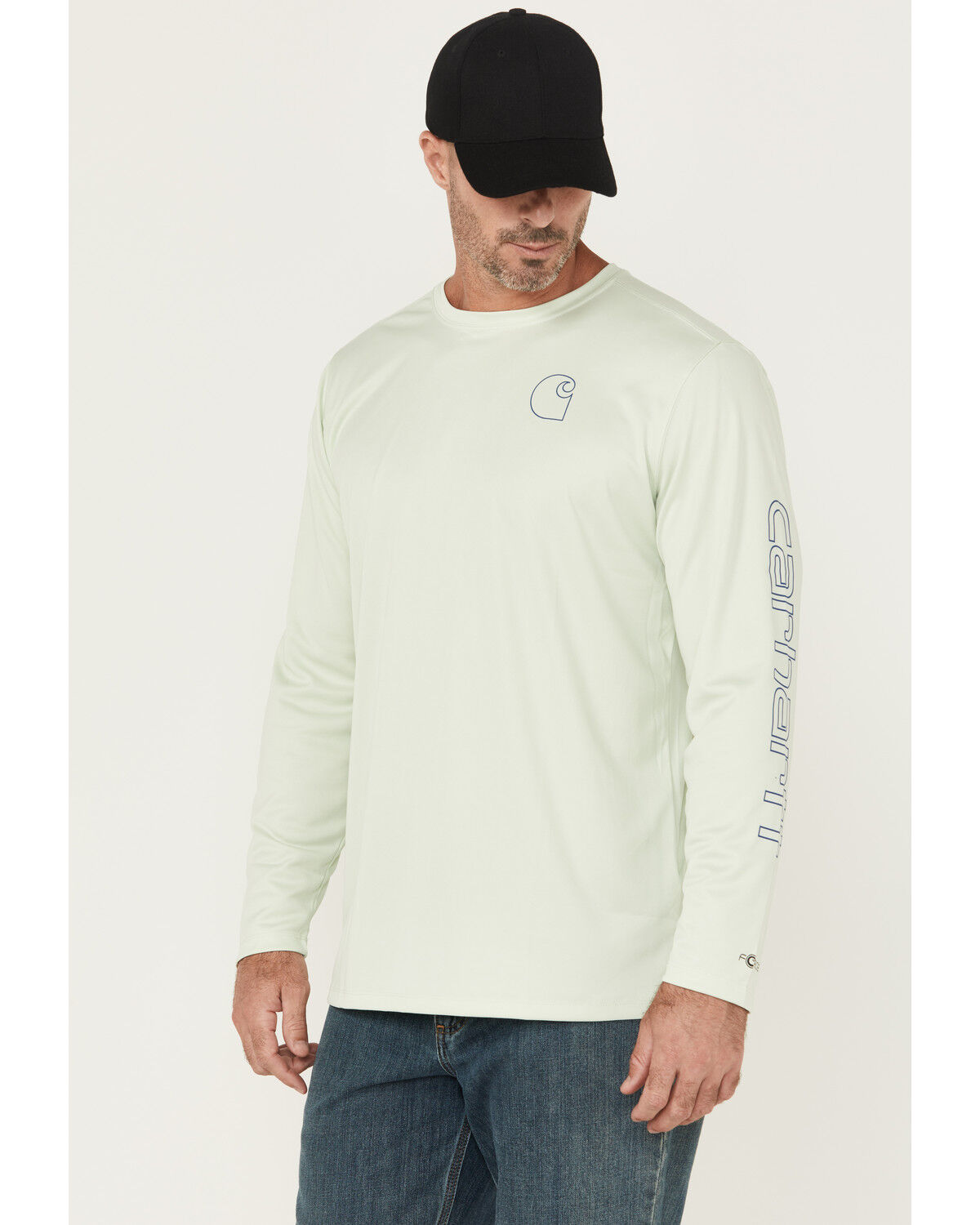 Men's Carhartt Force Sun Defender Lightweight Long Sleeve Hooded Grap