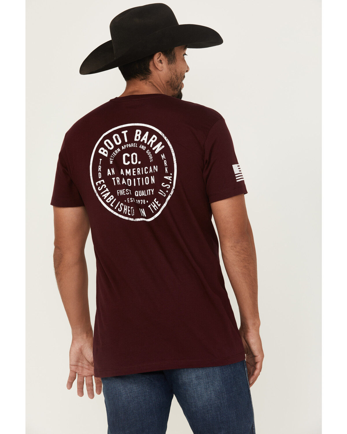 Men's Boot Barn American Tradition Short Sleeve Graphic T-Shirt