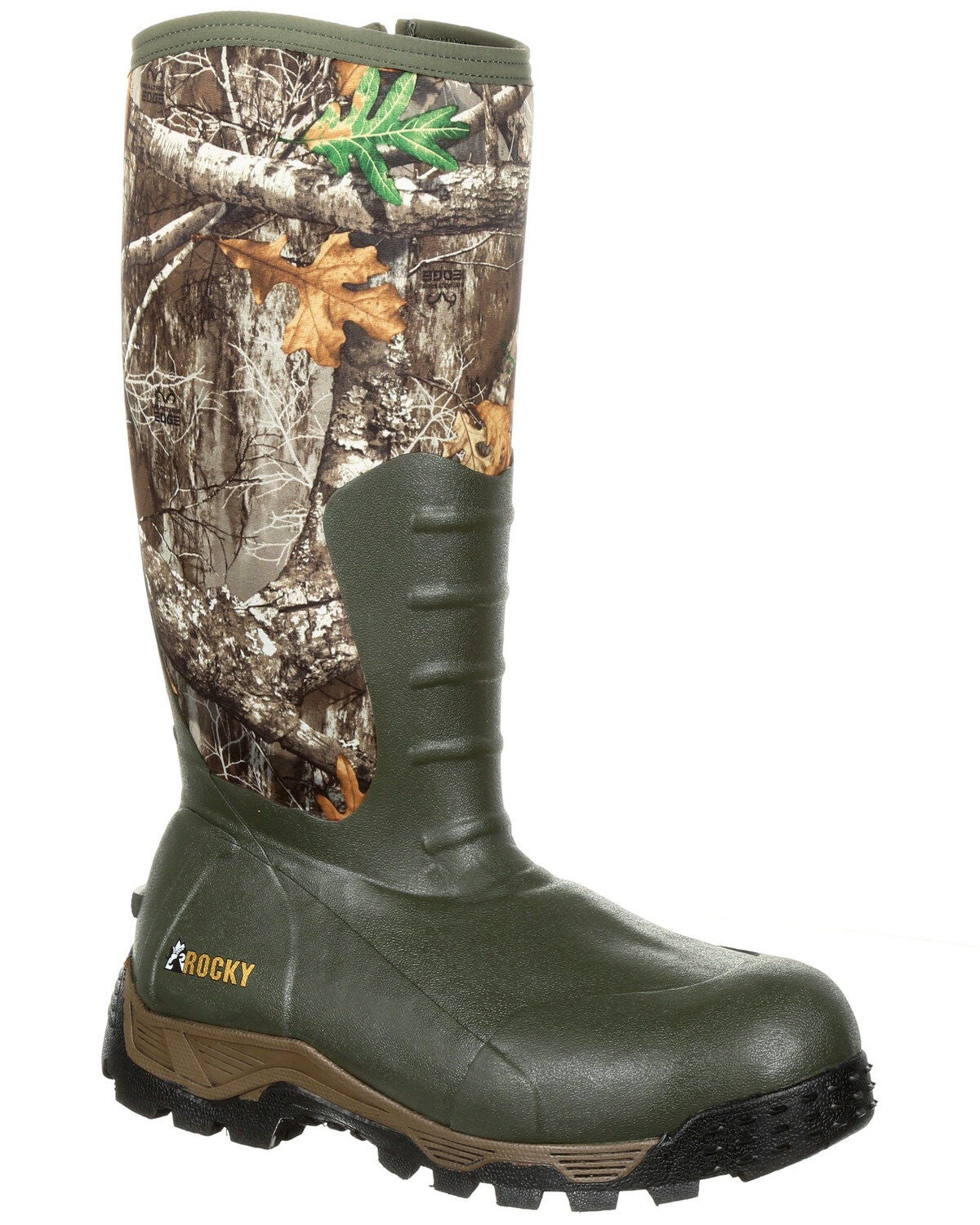 thumbnail image 2 of Safeguard Men's Insulated Rubber Rain Boots, Hi Vis Reflective, Thermo Lined, Winter, Black 2 of 5