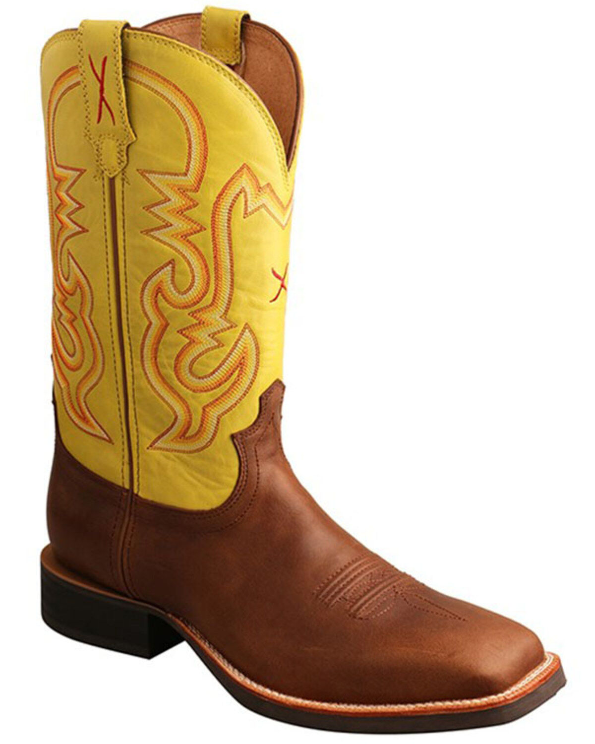 Men's Twisted X Ruff Stock Western Boots - Broad Square Toe