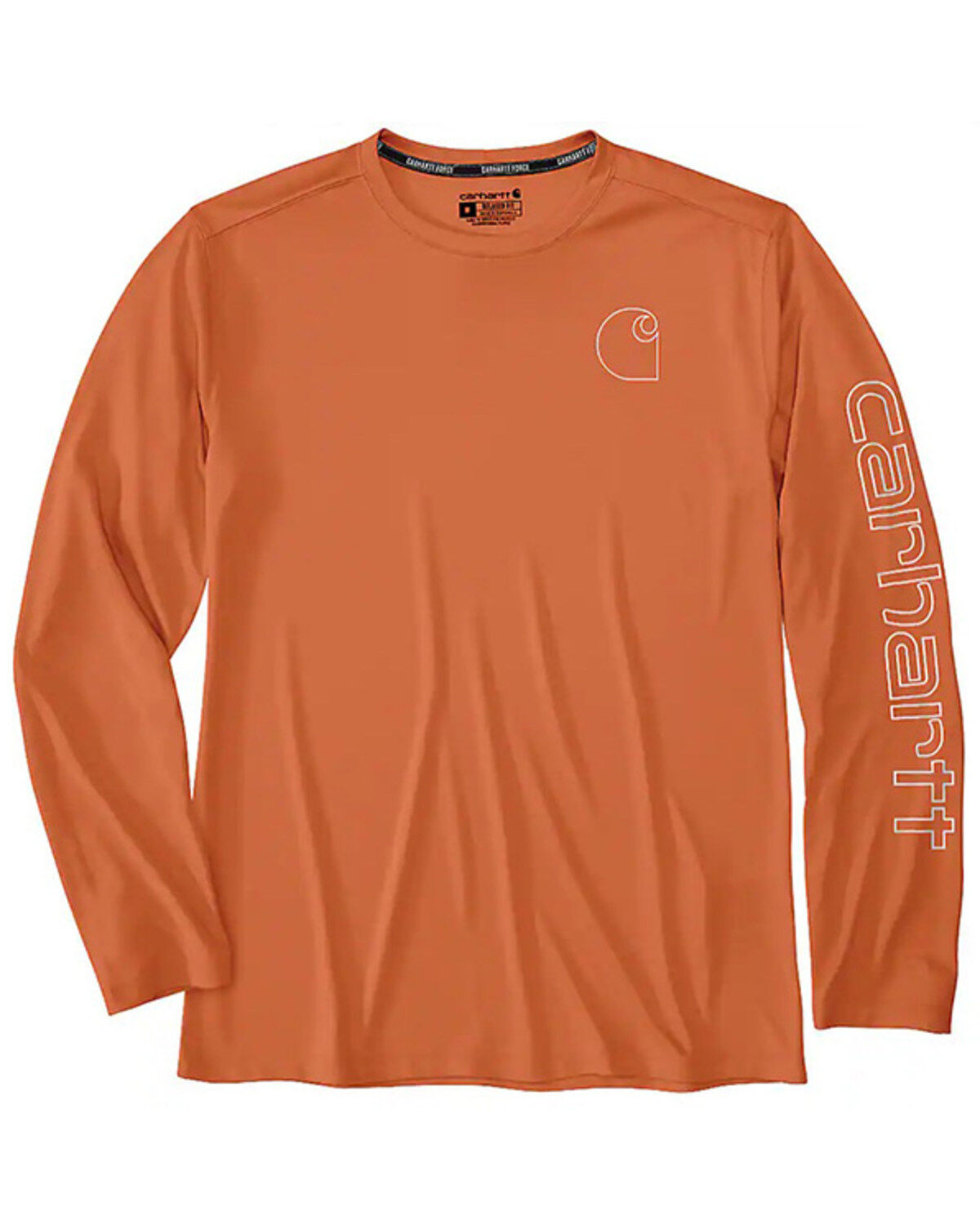 Men's Carhartt Force Sun Defender Lightweight Long Sleeve Hooded Grap