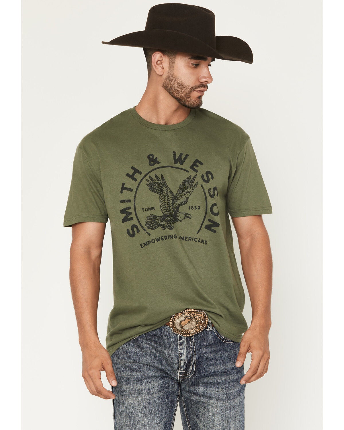 Men's Smith & Wesson Empowering Americans Badge Short Sleeve Graphic