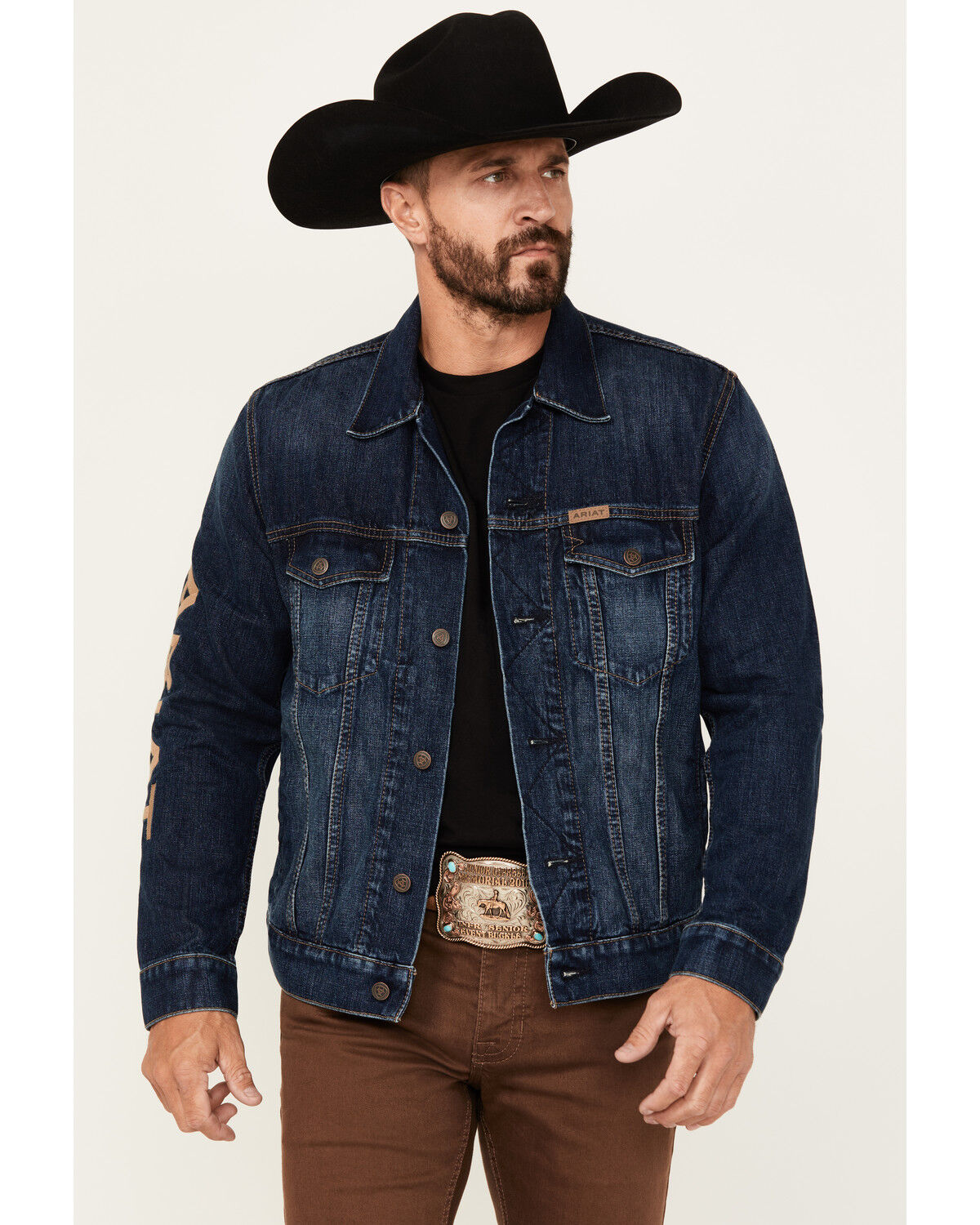 Men's Ariat Richford Team Denim Trucker Jacket