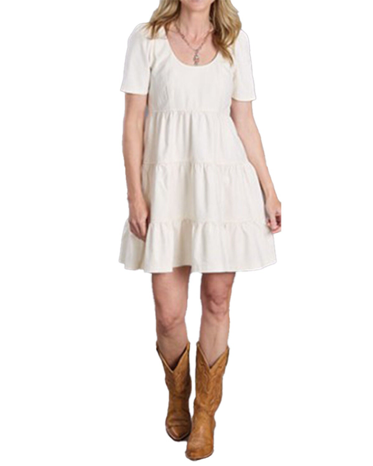 Women's Stetson Denim Short Sleeve Mini Dress
