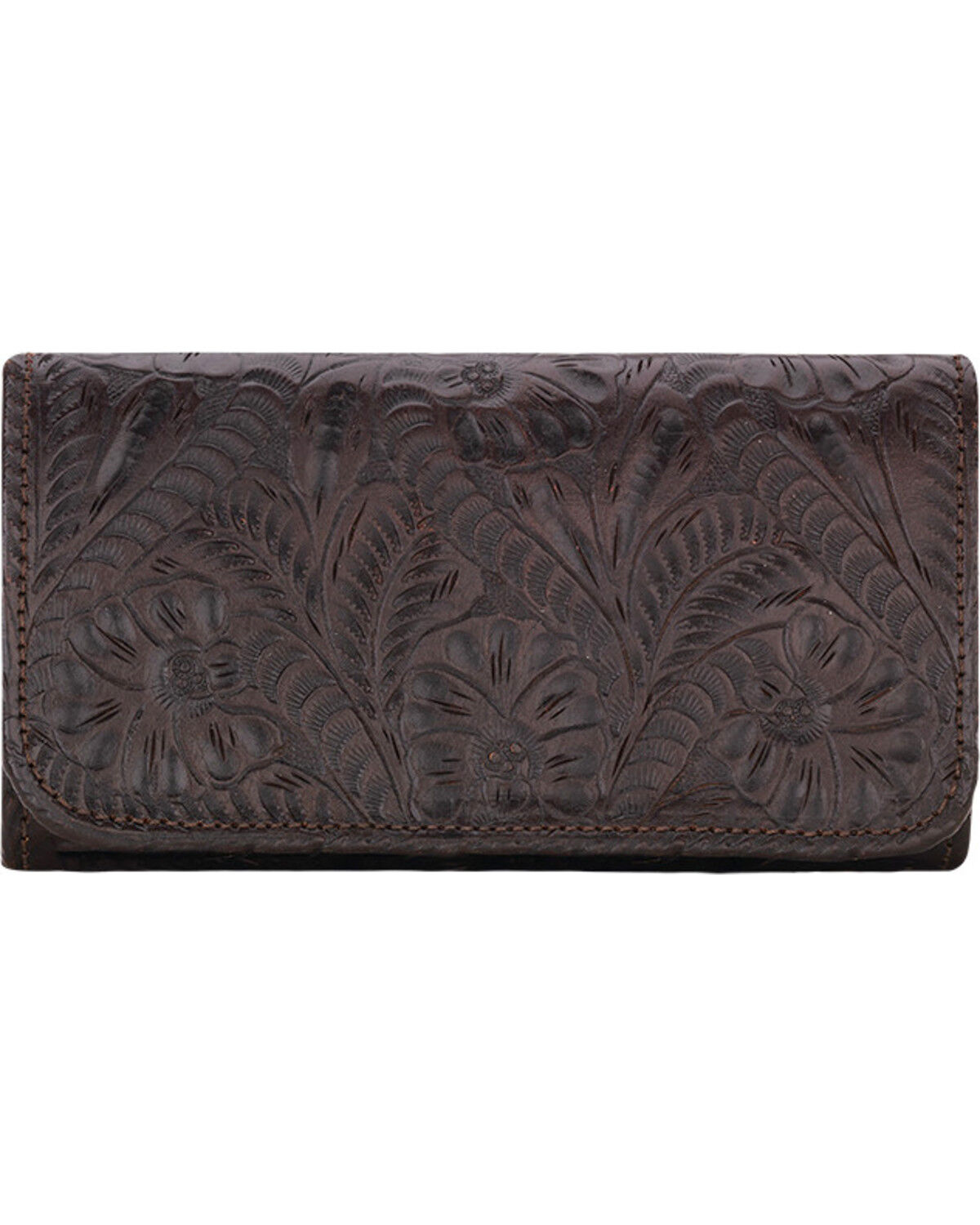 Women's American West Chocolate Annie's Secret Tri-Fold Wallet